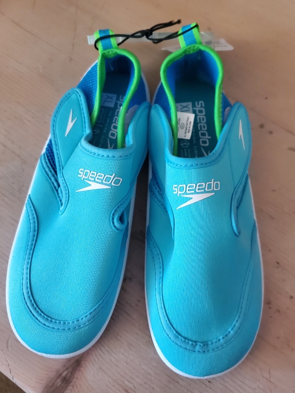 SPEEDO Blue Water Shoes for KIDS Size XL (11-12) NEW